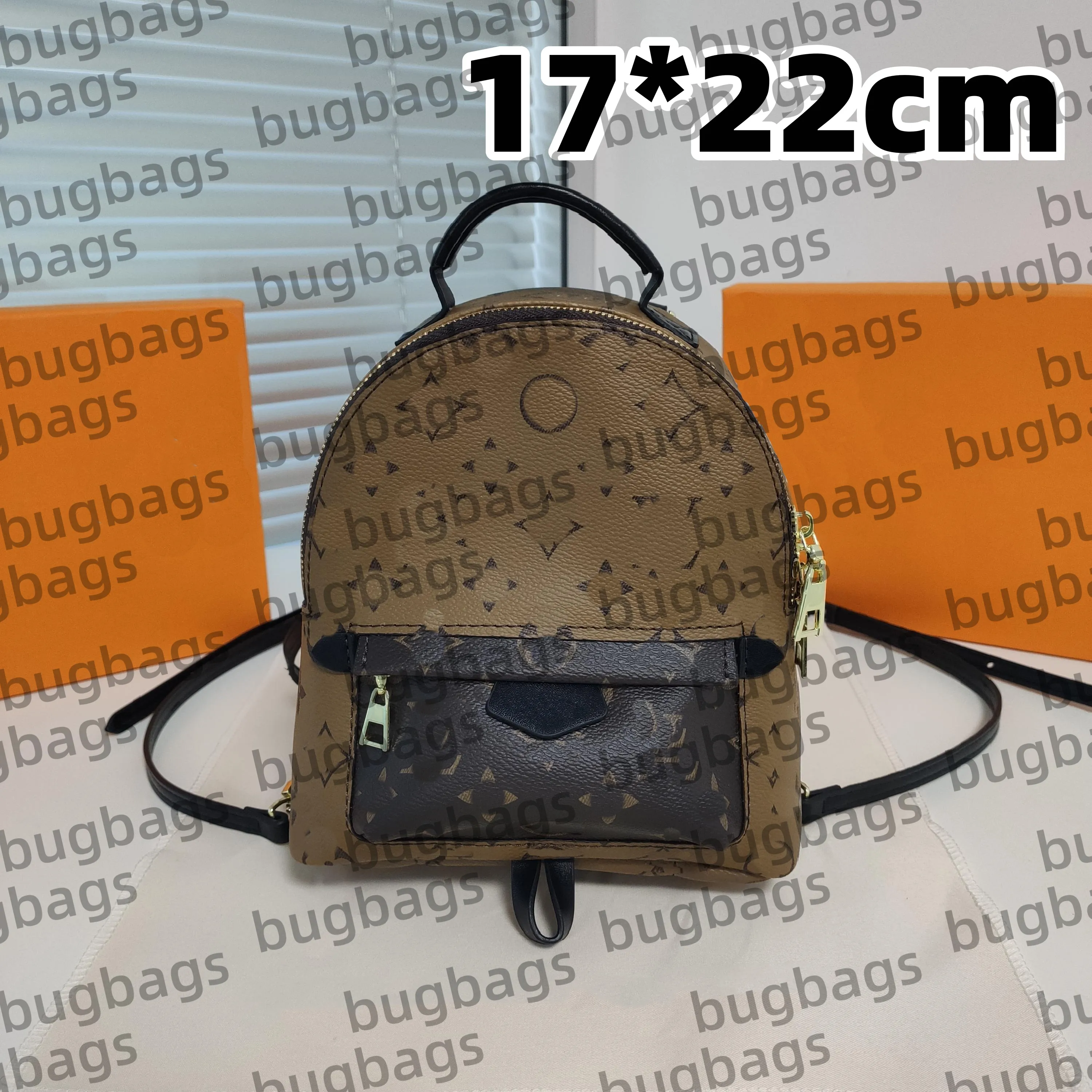 brown leather designer backpack sac