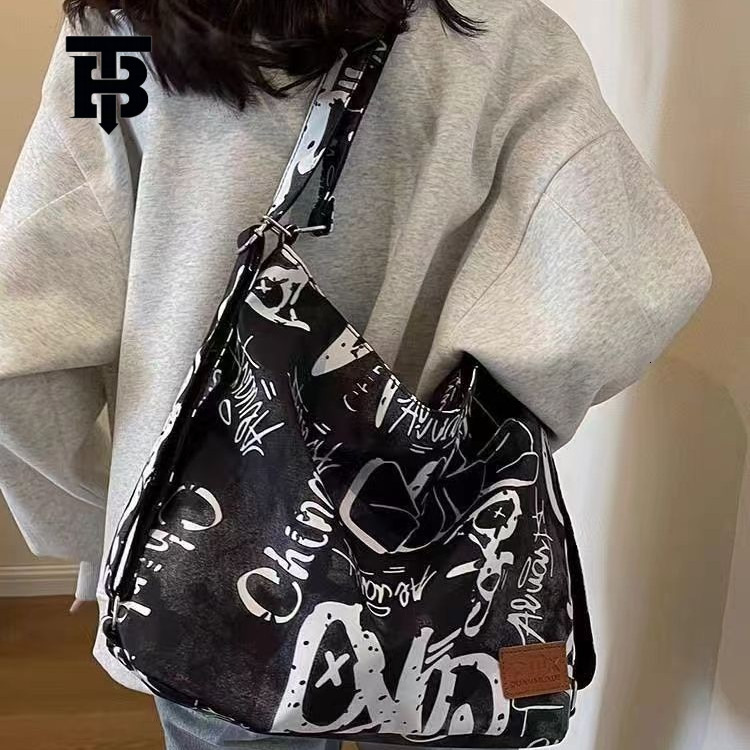 TB BHULAMTE Designer Bag Personalized Graffiti New Multi Functional Backpack Outdoor Crossbody Bag Large Capacity Handheld Luxury Bag Women's Sho