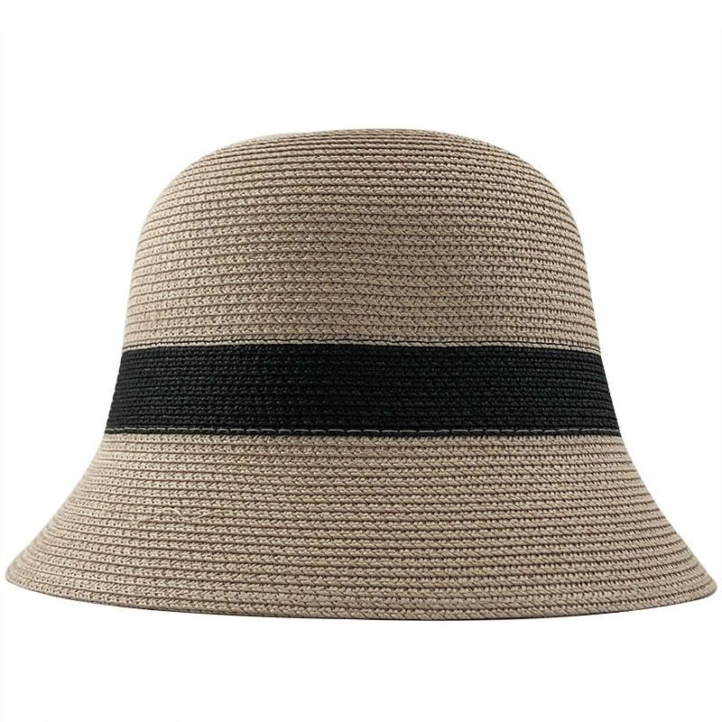 Summer Fashion women Straw Hat Lady Summer Sun Hat Visor cap Panama Style Bucket Cap Strawhat Beach Hat Outdoor girl cap 250919