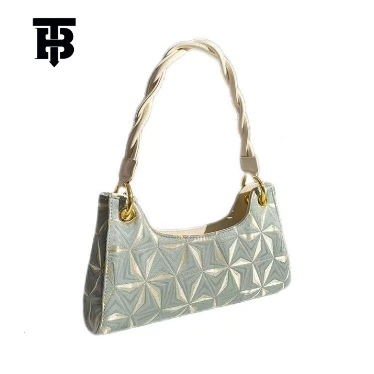 TB BHULAMTE Designer Bag Luxury Bag Women's Bag Niche Design Printed Windmill Underarm Bag Women 2025 New Fashion Versatile Trendy Single Shoulde