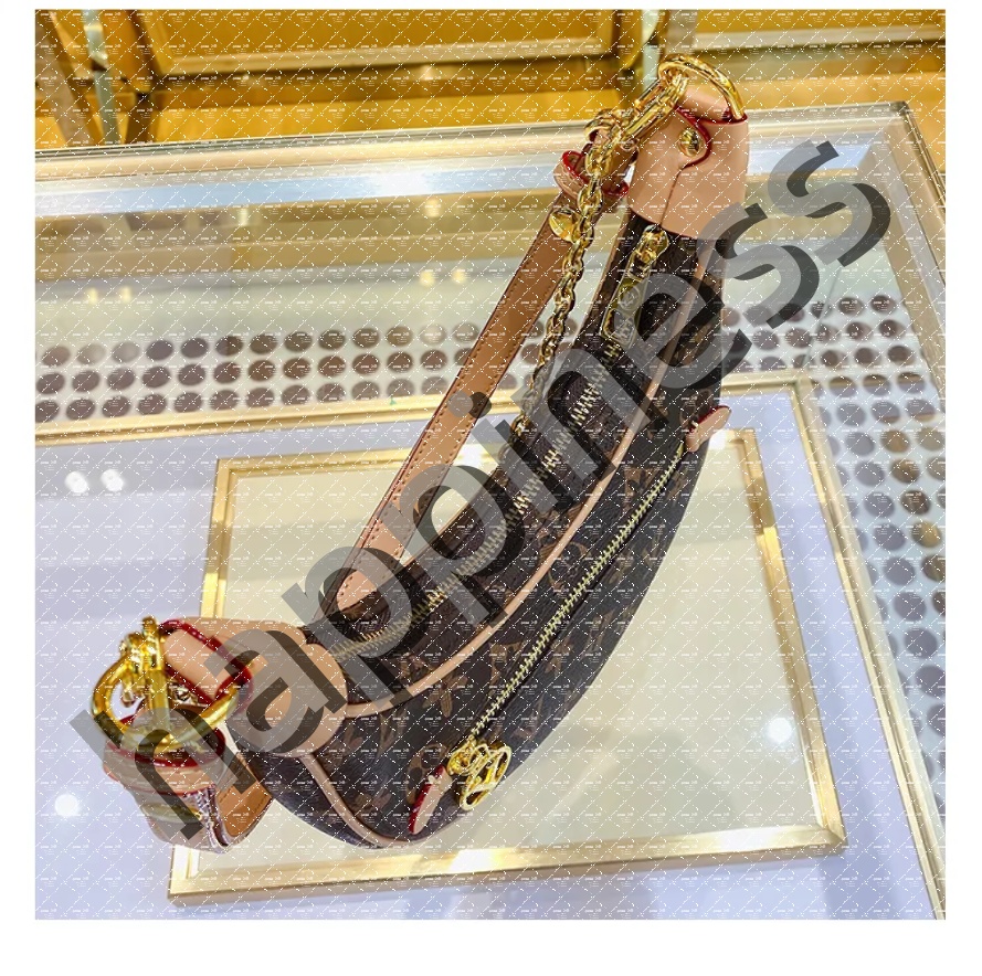 top Loop bag croissant bags shoulder hobo designer purse m81098 cosmetic half-moon baguette underarm handbag crossbody metal chain collection