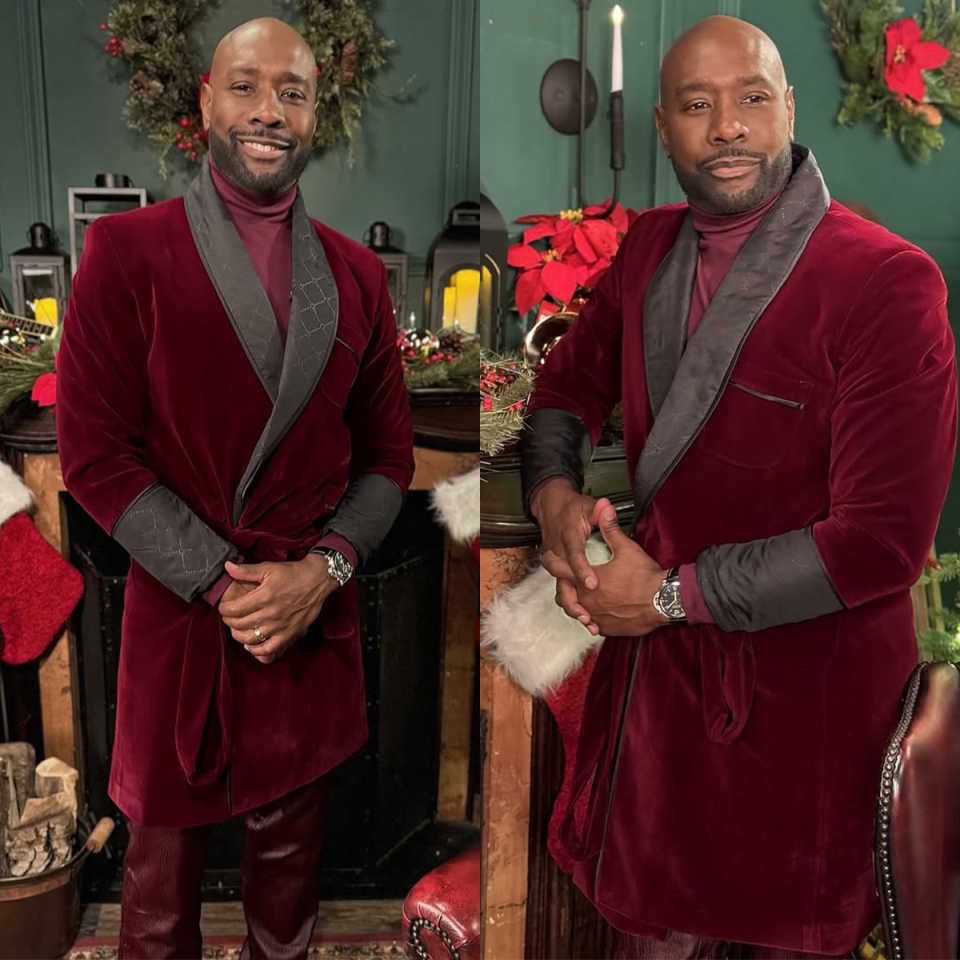 Classic Velvet Men's Long Overcoat 1 Piece Jacket Double Breasted Shawl Lapel Formal Business Party Coat Customized