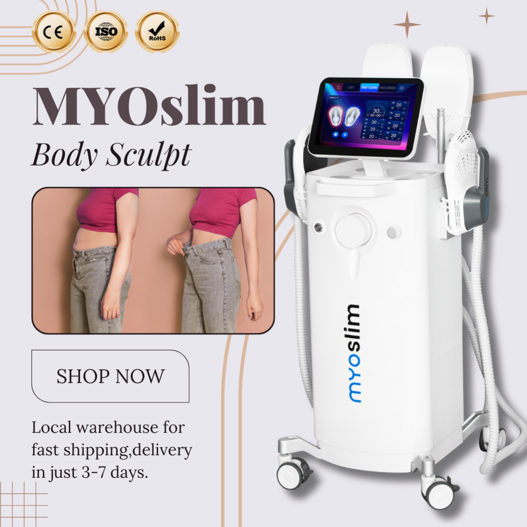 6500W EMS RF Body Sculpting Equipment with Electrical Muscle Stimulation Power from Myoslim for Firming and Shaping