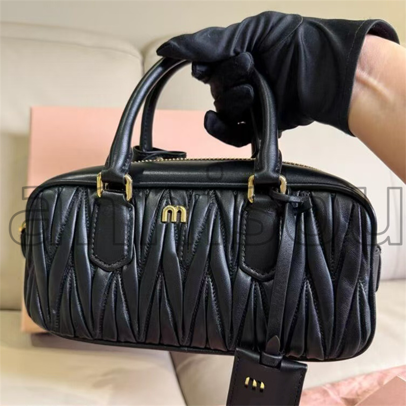 Luxury Designer bags tote Soft Sheepskin Handbag Arcadie matelasse bowling bag Top quality leather Shoulder Bag Womens mens Clutch crossbody bag Evening Bags