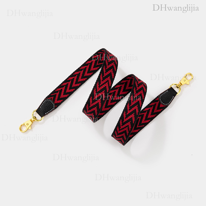 DH Luggage Accessories Cotton Thread Webbing Twill Thin Kelly Evelyn Single Crossbody Bag Wide Shoulder Strap