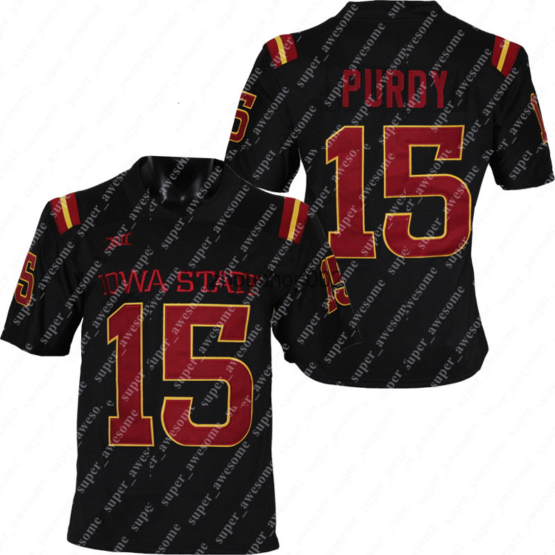 Iowa State Cyclones Football Jersey Rocco Becht Brock Purdy Breece Hall Allen Lazard David Montgomery Jaylon Jackson 28 Hansen Jaylin Noel Jayden Higg
