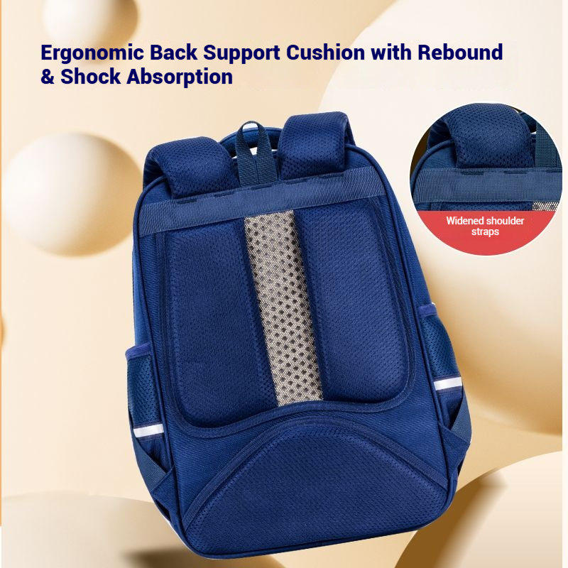 Unisex Student Backpack with Cartoon Design Fashionable Style Waterproof Children's School Bag