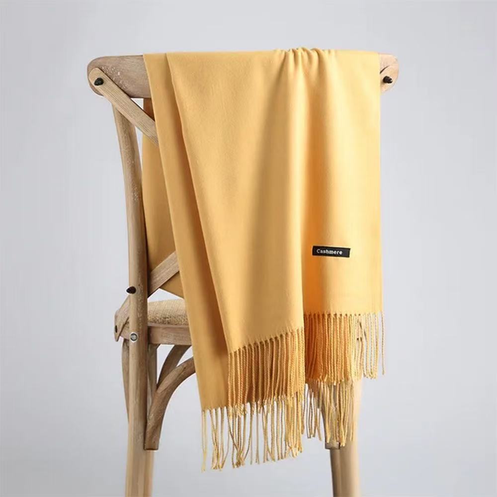 T1872 Winter Solid Color Cashmere Scarf/Wrap