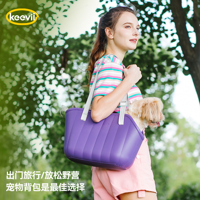 Eco-Friendly EVACat & Pup Carry Pack Durable Breathable Fabric for On-the-Go Companionship
