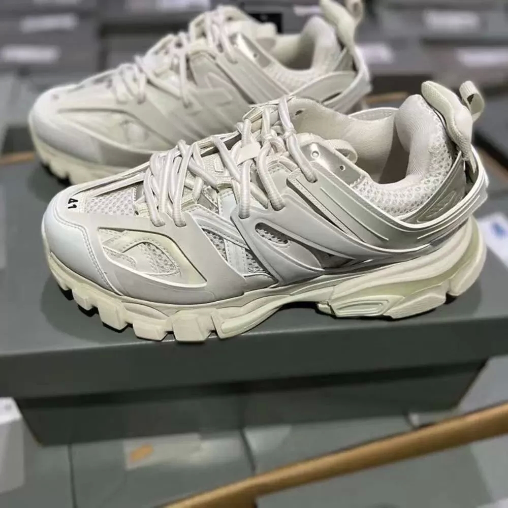 Designer Shoes Womens Mens Track 3 3.0 Shoes Paris Transmit Sense Sneakers Black White Pink Green Colorful Burgundy Trainers Big Luxury Shoes