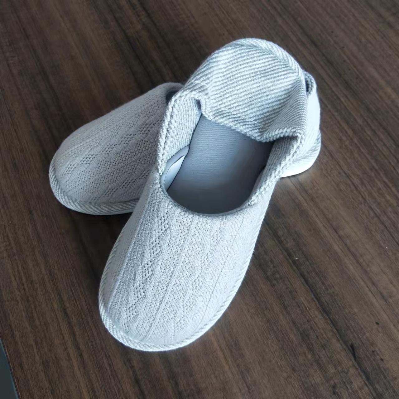 Extra Large Spring Summer Indoor Sewing Sponge Wormwood Flax Non-Slip One Size Slippers Pregnancy Postpartum Shoes ddmymarket