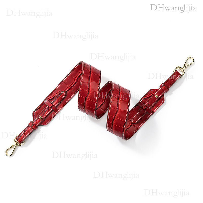 DH Luggage Accessories Trendy Crocodile Pattern Wide Universal Adjustable Length Single Shoulder Crossbody Bag Replacement Strap