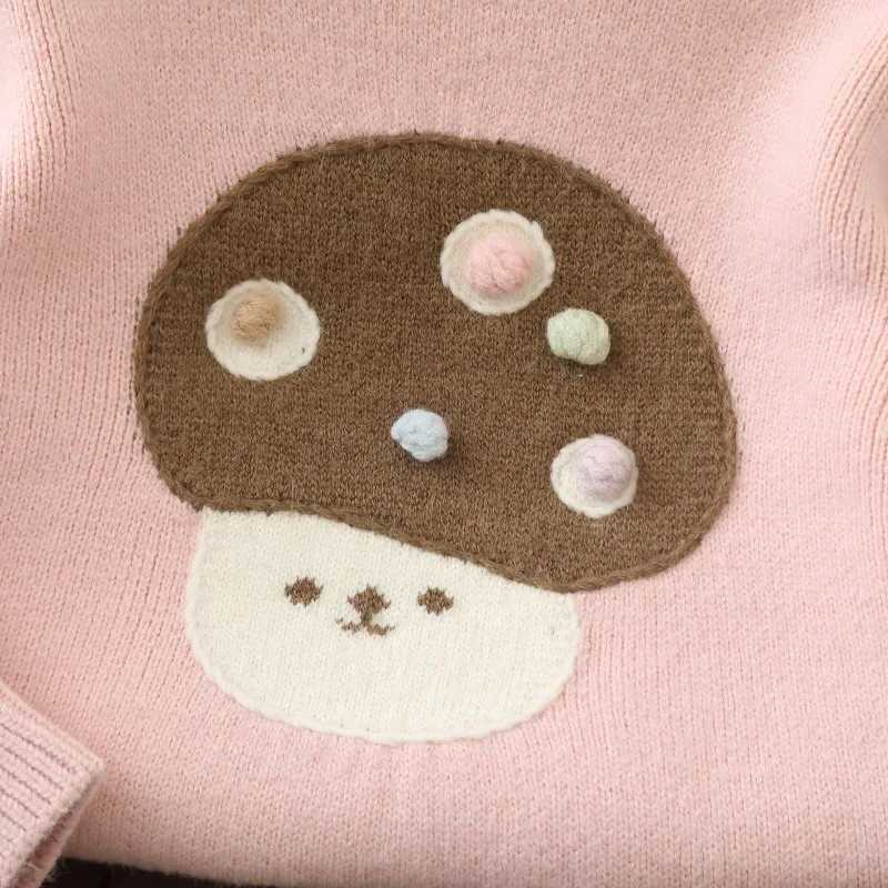 Suit 2025 Autumn and Winter New Childrens Clothing Korean Style Girl Baby Fashion Cute Round Neck Sweater Short Skirt Two Sets L2509262GQW