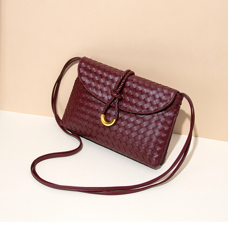 New Women's Liberta Woven Clutch Evening Shoulder Crossbody Envelope Bag