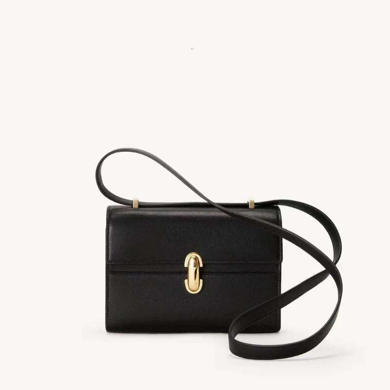 SAVETTE Brand Symmetry 19 Genuine Leather Women's Simple Shoulder Small Square Bag Crossbody Bags