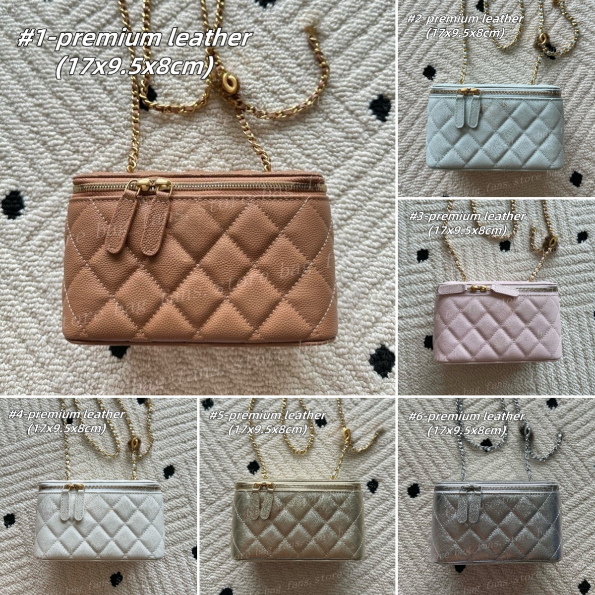 (go off picture not the description) 10A Premium Designer Box Bags Women's Chain Crossbody Make-up Bags Leather Handbags Festival Gifts 3277