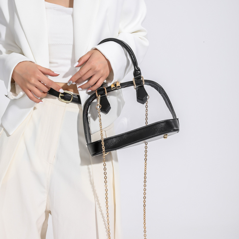 2025 New Transparent Shell Bag, New Fashion Crossbody Bag, Luxury Bag Chain, Fashion Shoulder Bag, Designer Bag, Handbagag