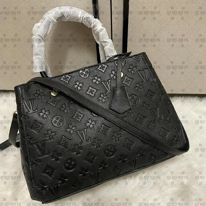 MM size 40156/M40995 Luxury designer bag Women Cross body Embossed Flower Handbag Shoulder Bags Composite Lady Clutch Tote Bag Female Coin Purse