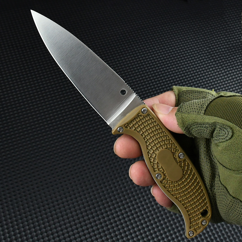 FB31 Outdoor Tactical Small Straight Knife With Scabbard K390 knife Blade Nylon fiberglass Handle Utility Portable Self Defense Survival Camping Hunti