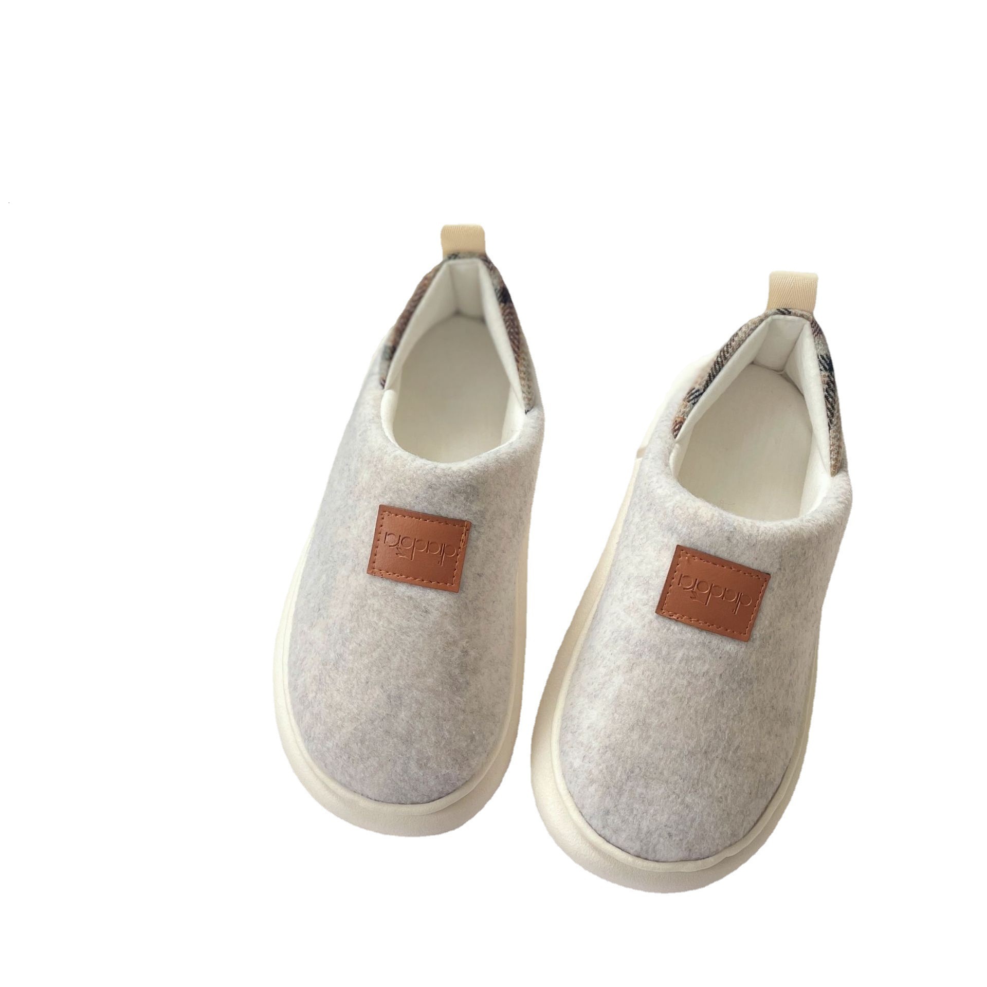 Autumn Winter Felt Home Wearable Maternity Cotton Elderly Shoes Warm Breathable Men's Slippers Four Seasons Style ddmymarket