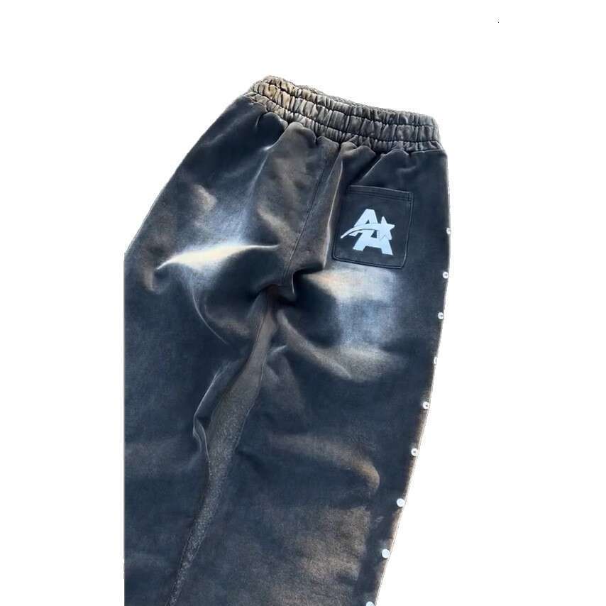 American Style Loose Design High Street Hot Girl Flowy Wide-Leg Floor-Length Pants