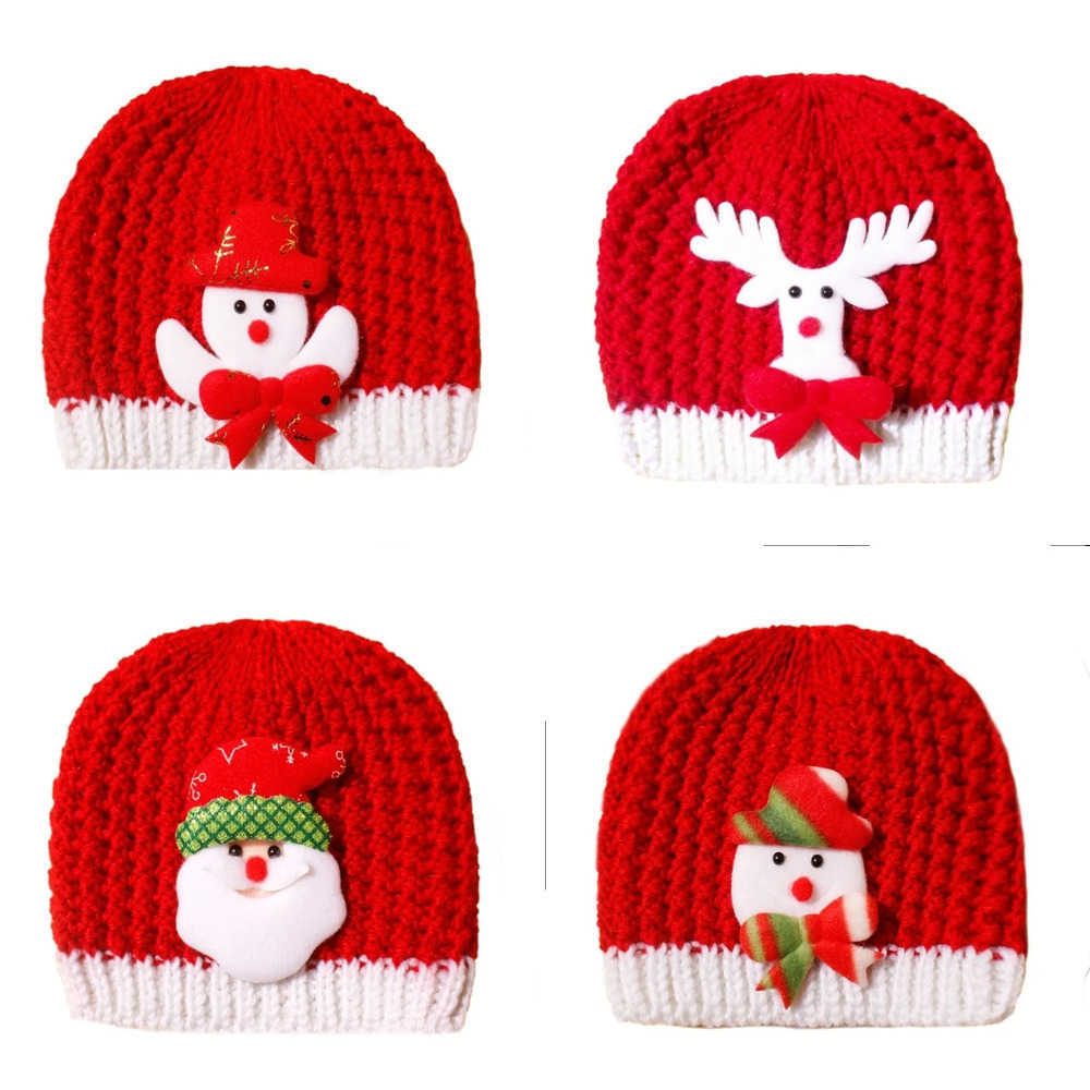 New Warm Christmas Hat Windproof Coldproof Knitted Hat Beanie Hat New Year L250925MYBR