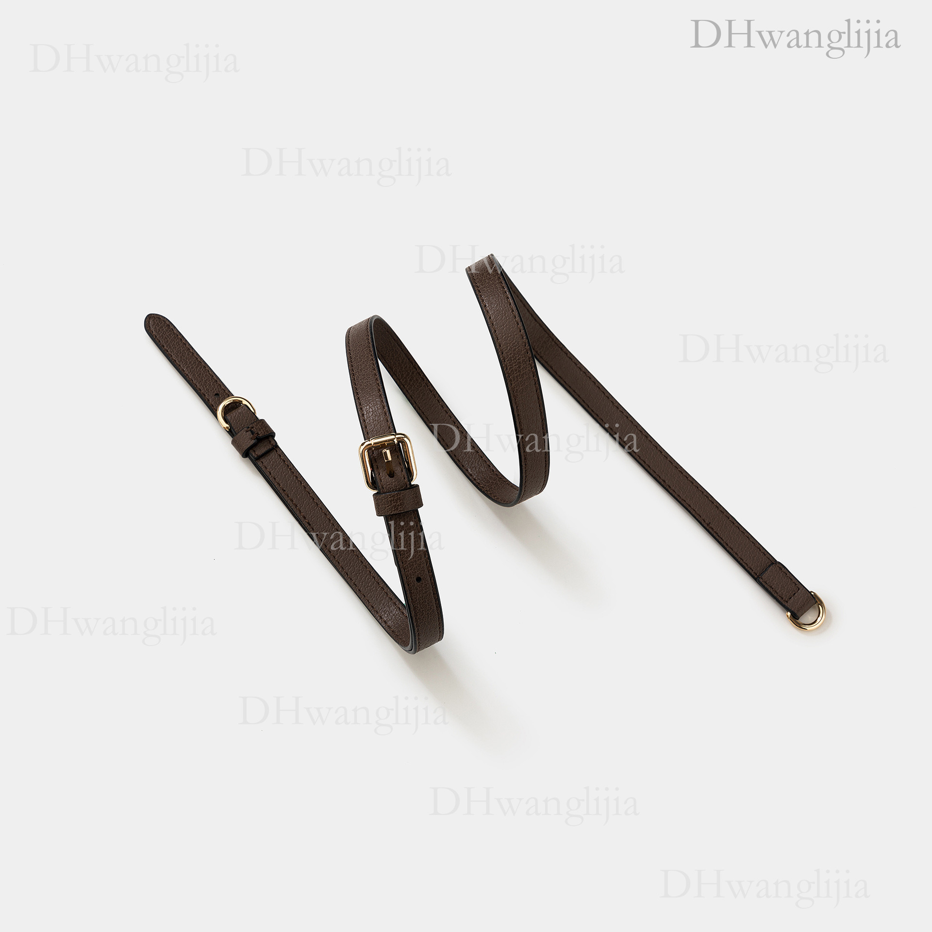 DH Luggage Accessories Suitable for G Brand Shell Round Cake Replacement with Crossbody Bag Pigskin Pattern Tall Long Shoulder Strap