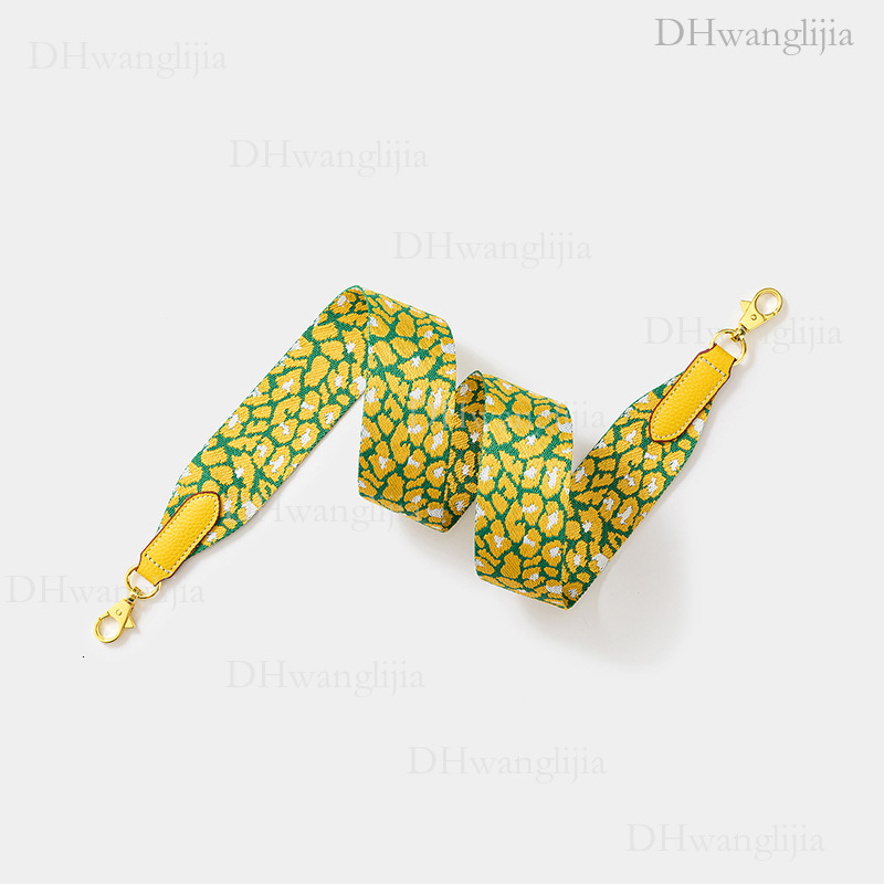 DH Luggage Accessories Leopard Print Webbing Wide Kelly Evelyn Single Shoulder Crossbody Bag Strap