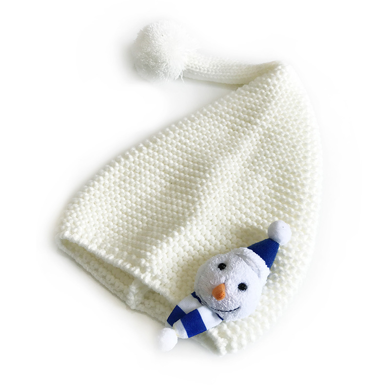 Childrens Christmas baby boy crochet photo props for kids PomPom Adorable Fall Winter Warm Beanie Casual Knit Wool Hat children hat cowboy hats