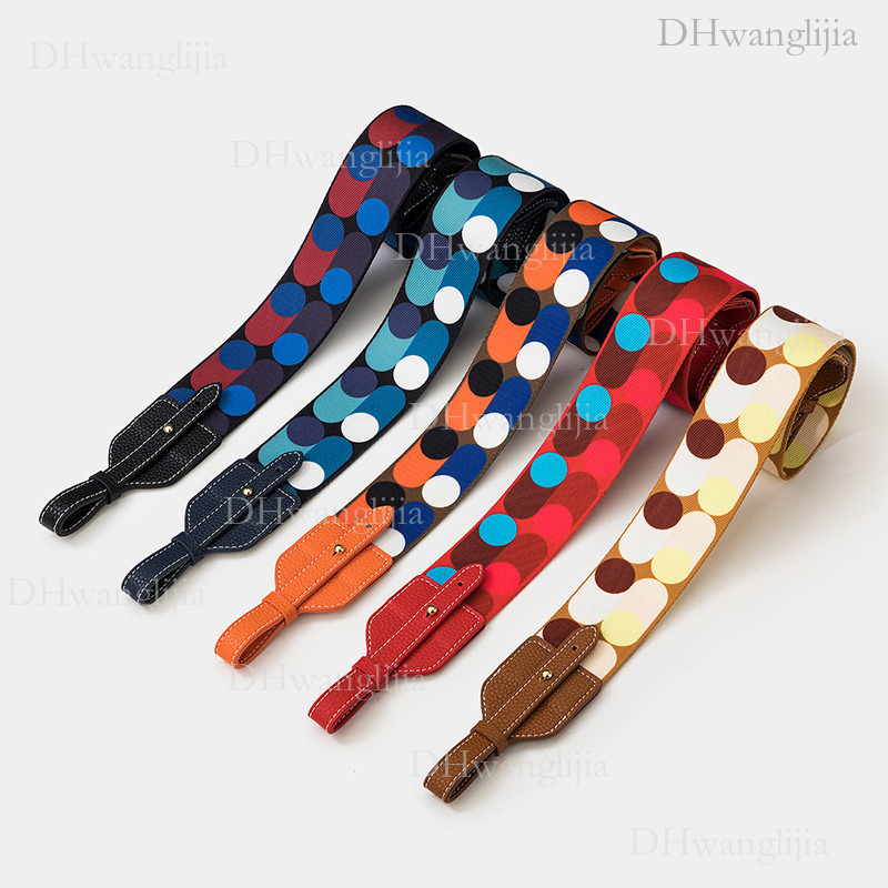 DH Luggage Accessories New Polka Dot Print Suitable for H Brand Lindy Evelyn Basket Bag Shoulder Strap