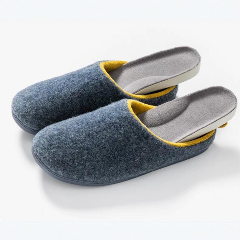 Detachable Cotton Slippers for Men Simple Style with Bonus Pair of Insoles ddmymarket