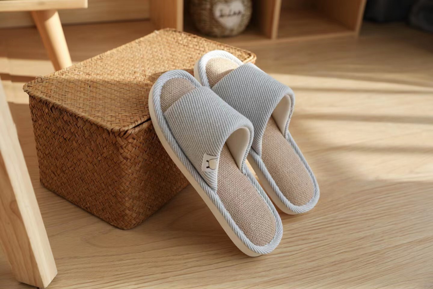 2023 Cationic Jute Spring Autumn Linen Slippers Japan and South Korea ddmymarket