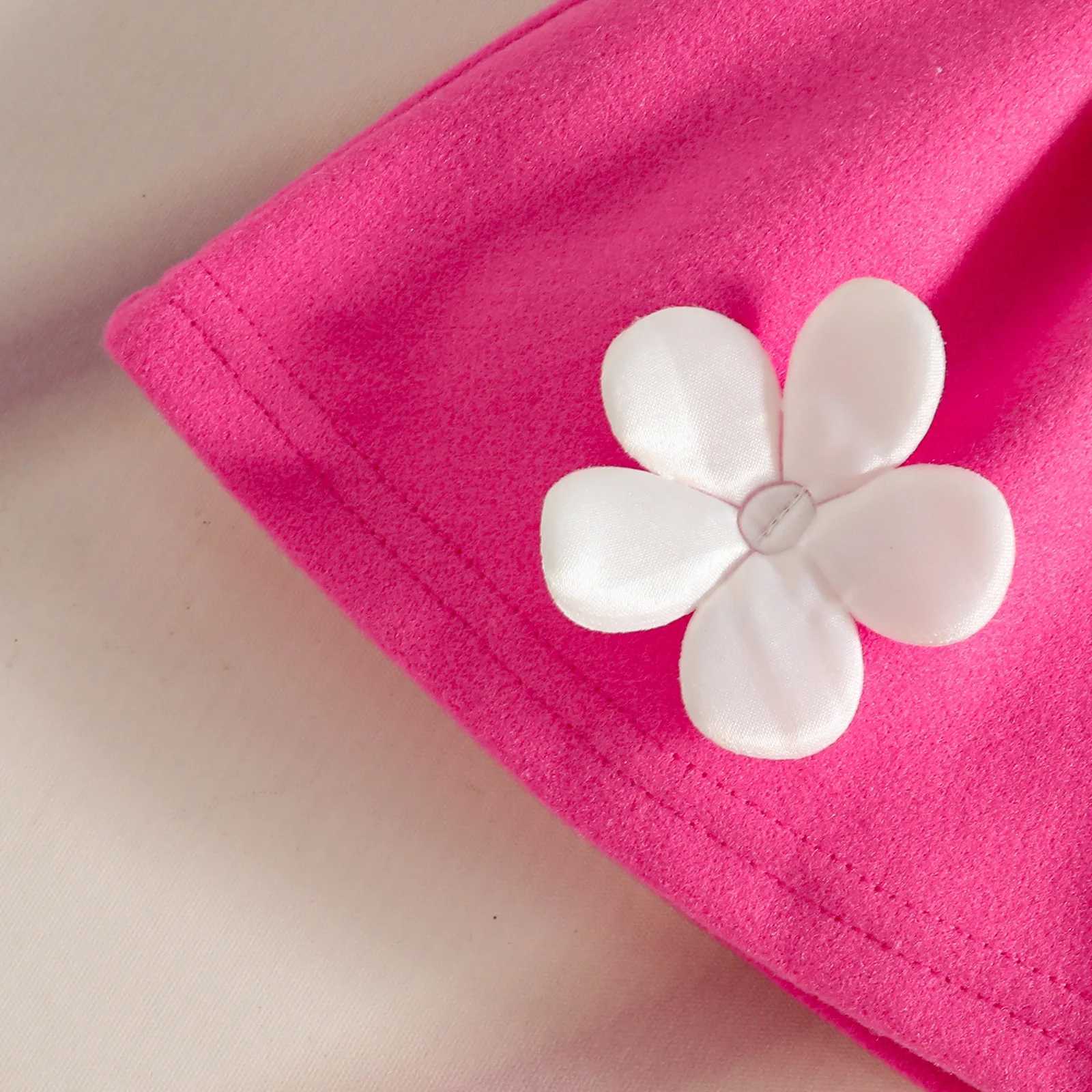 Toddler Baby Girl Clothes Set Fall Outfit Heart Long Sleeve Tops with 3D Flower A Line Skirt 2Pcs Baby Girl Clothing Set L25092679GP