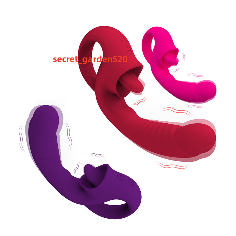 Delove Hotselling Adult Sex Toy Wearable Vibrator Female Vagina Tongue Licker Clitoris Sucker Pleasure Stimulation