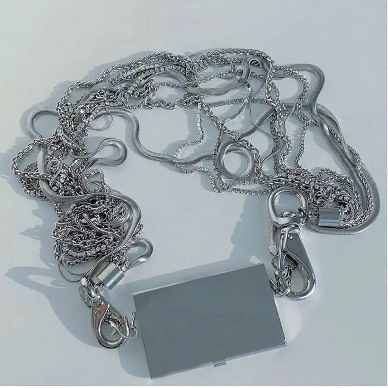 Women 2020 New Metallic Flap Chains Fashion Hasp Mirror Shoulder Bags Euro-America Style Designer Bag Night Club high-quality