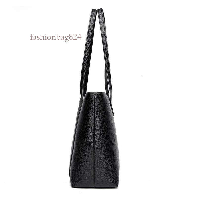 Solid Color Handbag Designer HIgh Quality Leather Shoulder Bags for Women 2024 High Capacity Shopping Tote Bag