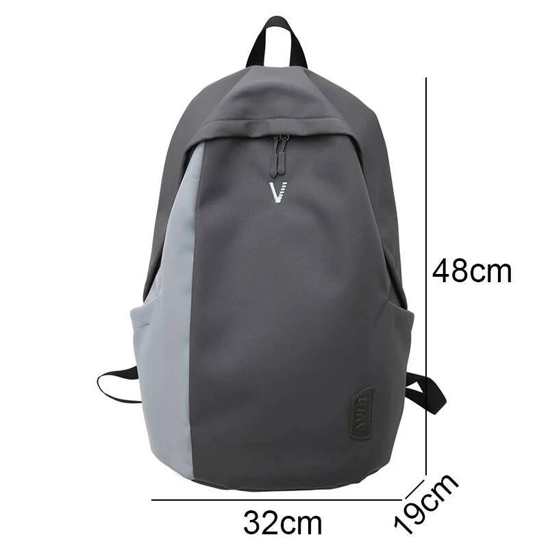 Trendy Lady Waterproof High Capacity Book Girl Boy College Backpack Male Female Travel Fashion Men Women Laptop Bag high-quality