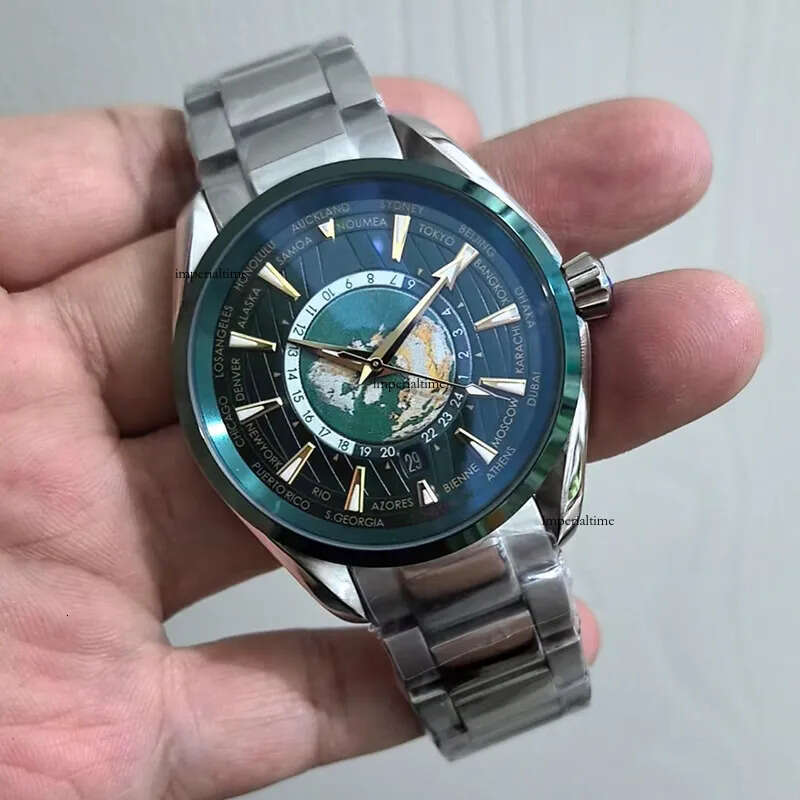 Mens Watches: World Time Automatic Mechanical Watches for Men with Intricate Movement, Stainless Steel Case, Premium Leather Band, Ideal for Sophisticated Men