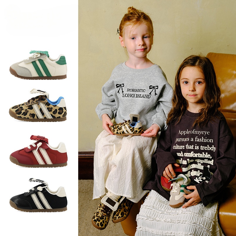 New trendy children's sports shoes, girls' training shoes, spring and autumn kindergarten baby Forrest Gump shoes, fashionable versatile sho