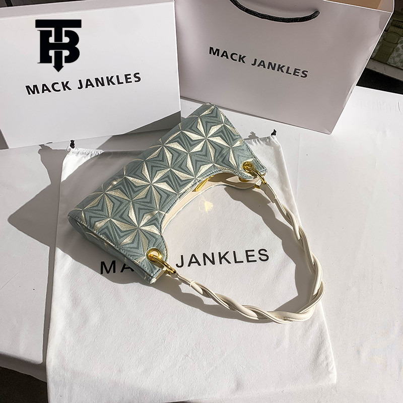 TB BHULAMTE Designer Bag Luxury Bag Women's Bag Niche Design Printed Windmill Underarm Bag Women 2025 New Fashion Versatile Trendy Single Shoulde