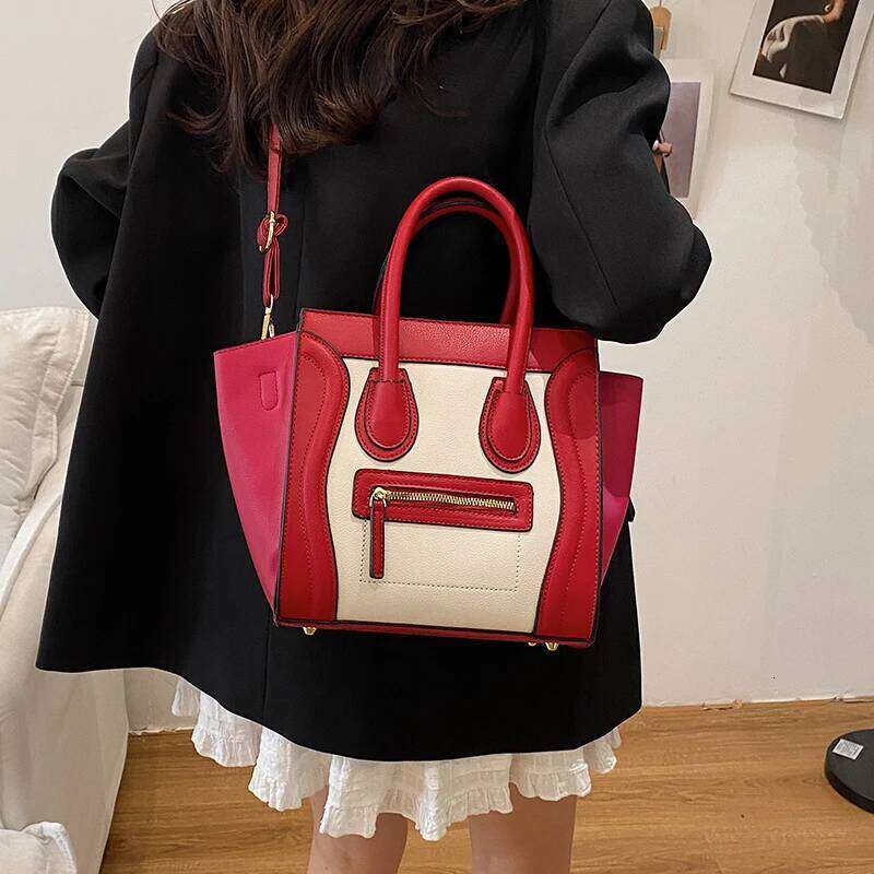 Women's Leather Crossbody Bag, Brand Shoulder Handbag By Famous Designer, Classic Elegant Design For Everyday Use