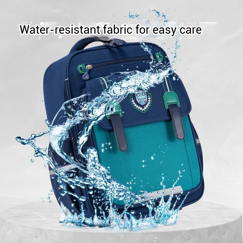 2025 New Fashionable English School Bag: Student Portable Large Capacity Waterproof Children's Backpack