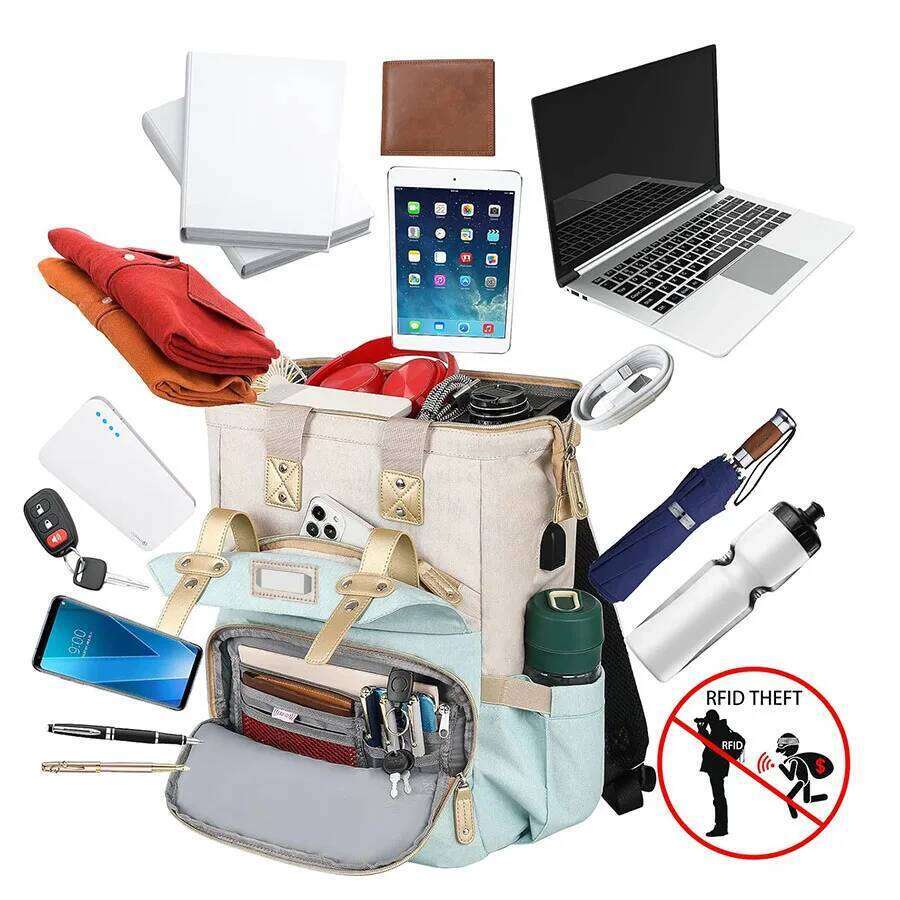 Women's Laptop Backpack for 15.6 inch Laptop,Doctor Teacher Nurse College School Travel Bag