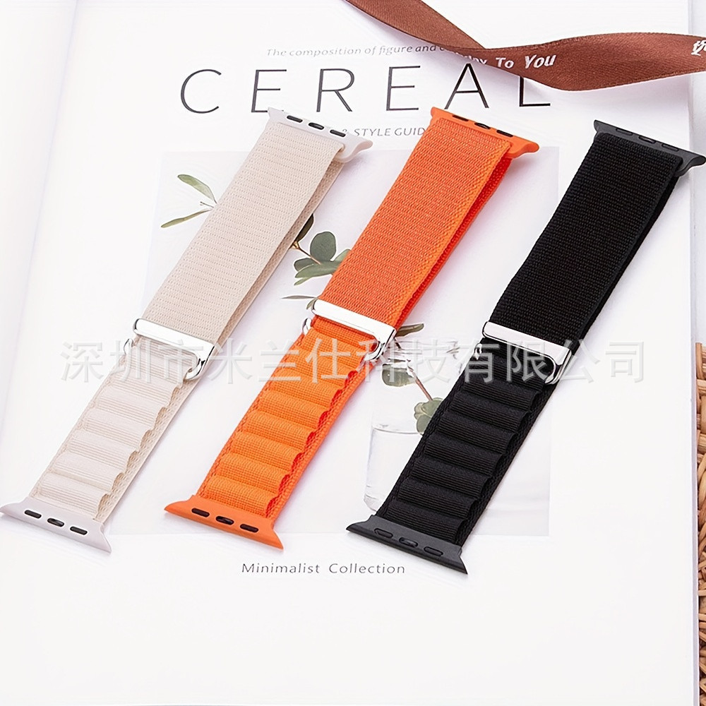 Alpine Loop Strap For Apple Watch Band 49mm 44mm 45 40 41 42 46 38 mm Bracelet Correa IWatch Ultra Series 10 9 8 7 SE 6 5 4 3 2