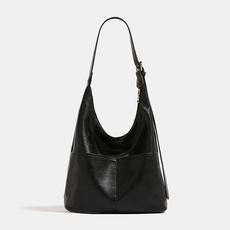 Bag Autumn New Large Capacity Women's Handbag Retro Trendy Style Shoulder Bag Commuter Underarm Bag Light Luxury Designer Bag