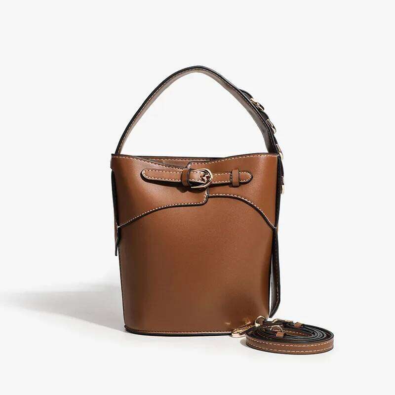 Zhome nuevo inclinado un solo hombro a la moda para ir al trabo bolso mano tipo cubo de agmujer envo gratis