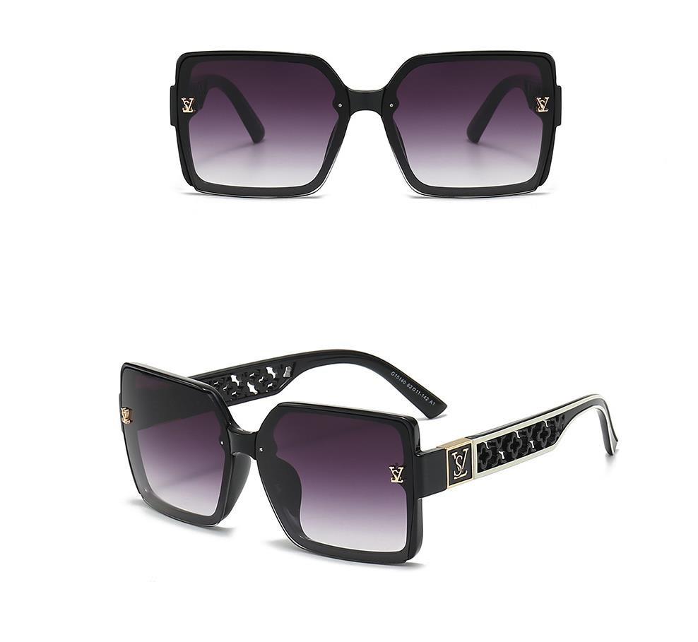 Designer Sunglasses For Men Women Luxury Polarized Square Frame Sunglasses Fashion UV400 Protection Sunglasses Goggle Pilot Eyewear P3001