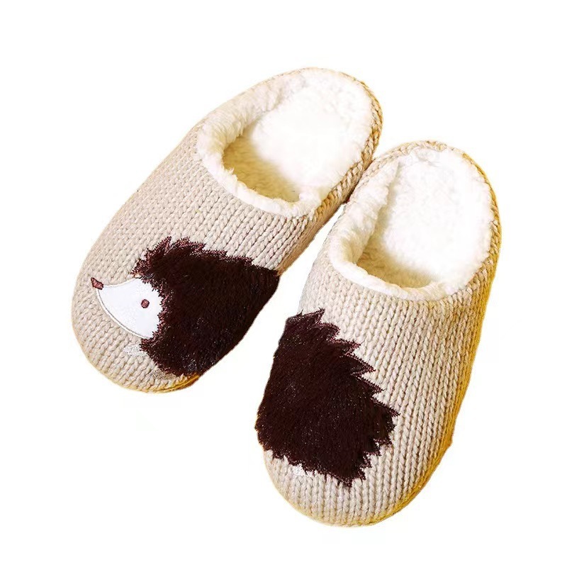 Winter New Cotton for Women, Moon Clock Couple Indoor Warm Slippers ddmymarket