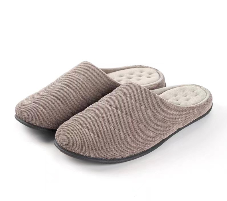 Nordic Style Memory Foam Injection Craft Men's Cotton Slippers ddmymarket