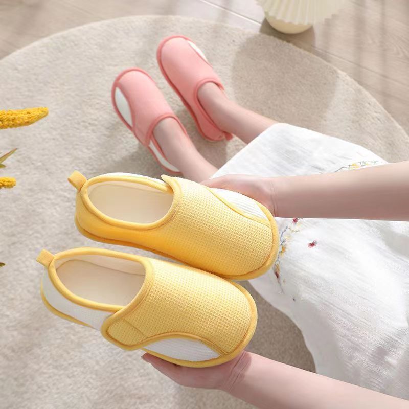 Adult Non-Slip Soft Sole Indoor Early Education Cool Silicone Magic Tape Adjustable Summer Thin Maternity Shoes ddmymarket
